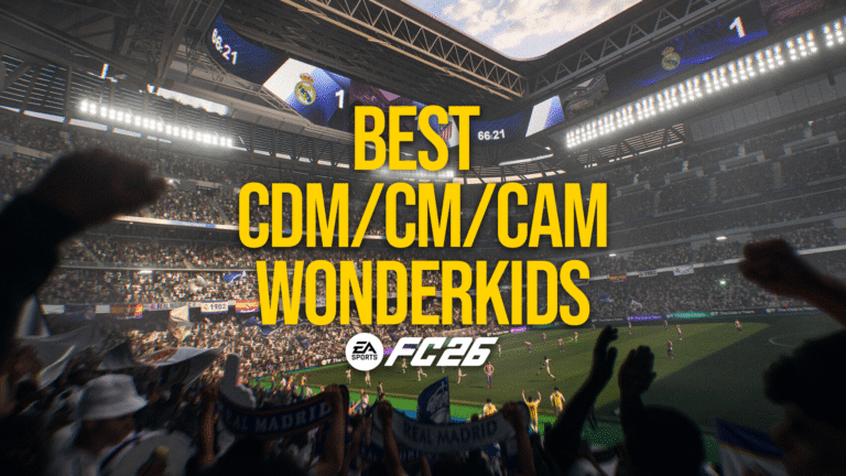 EA FC 26 Best CDM/CM/CAM Wonderkids & Youth Players for Career Mode