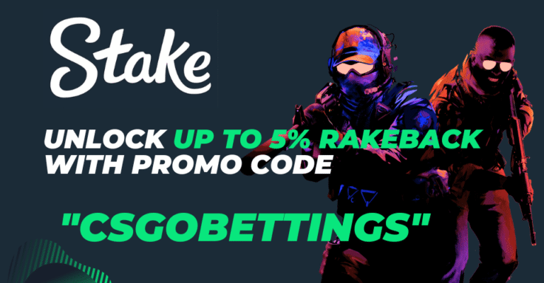 Stake.us Promo Code “CSGOBETTINGS” to Unlock a 5% Rakeback No Deposit Bonus Today