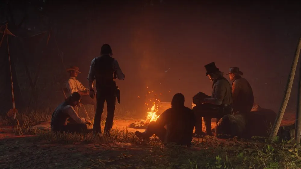 Red dead redemption 2 campfire